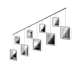 Exhibit Wall Picture Frames, Set of 9